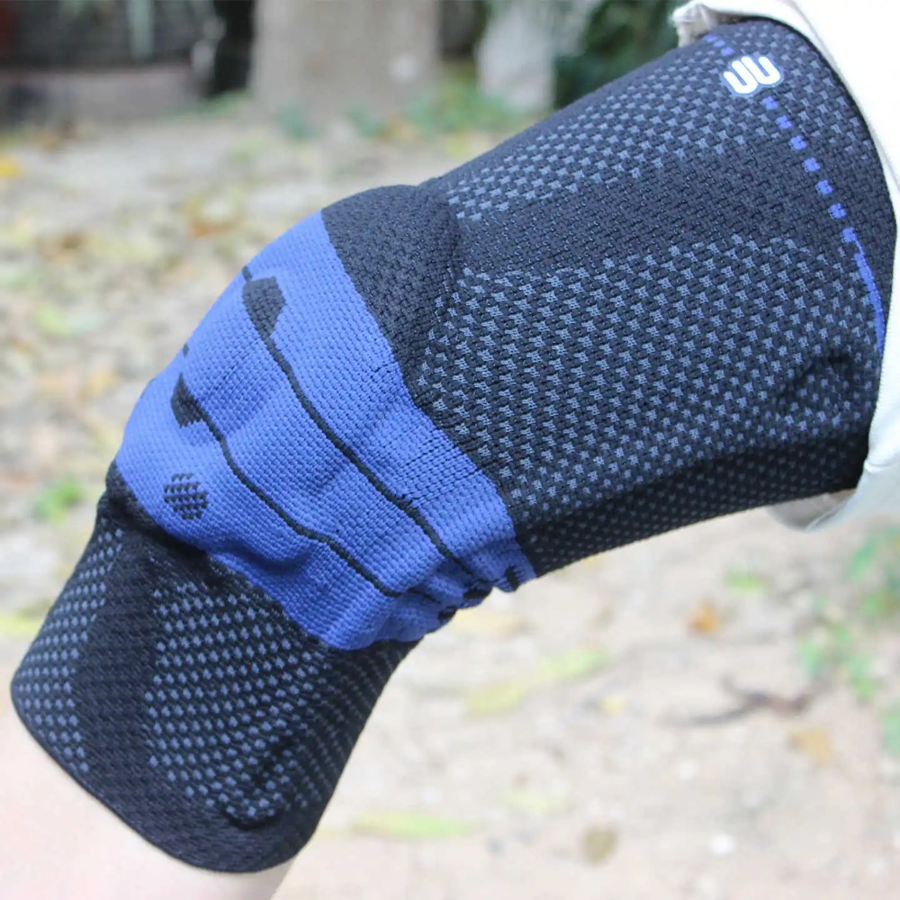 Compression Knee Sleeve - Luxury GenuTrain 8th Non‑Slip Knee Brace