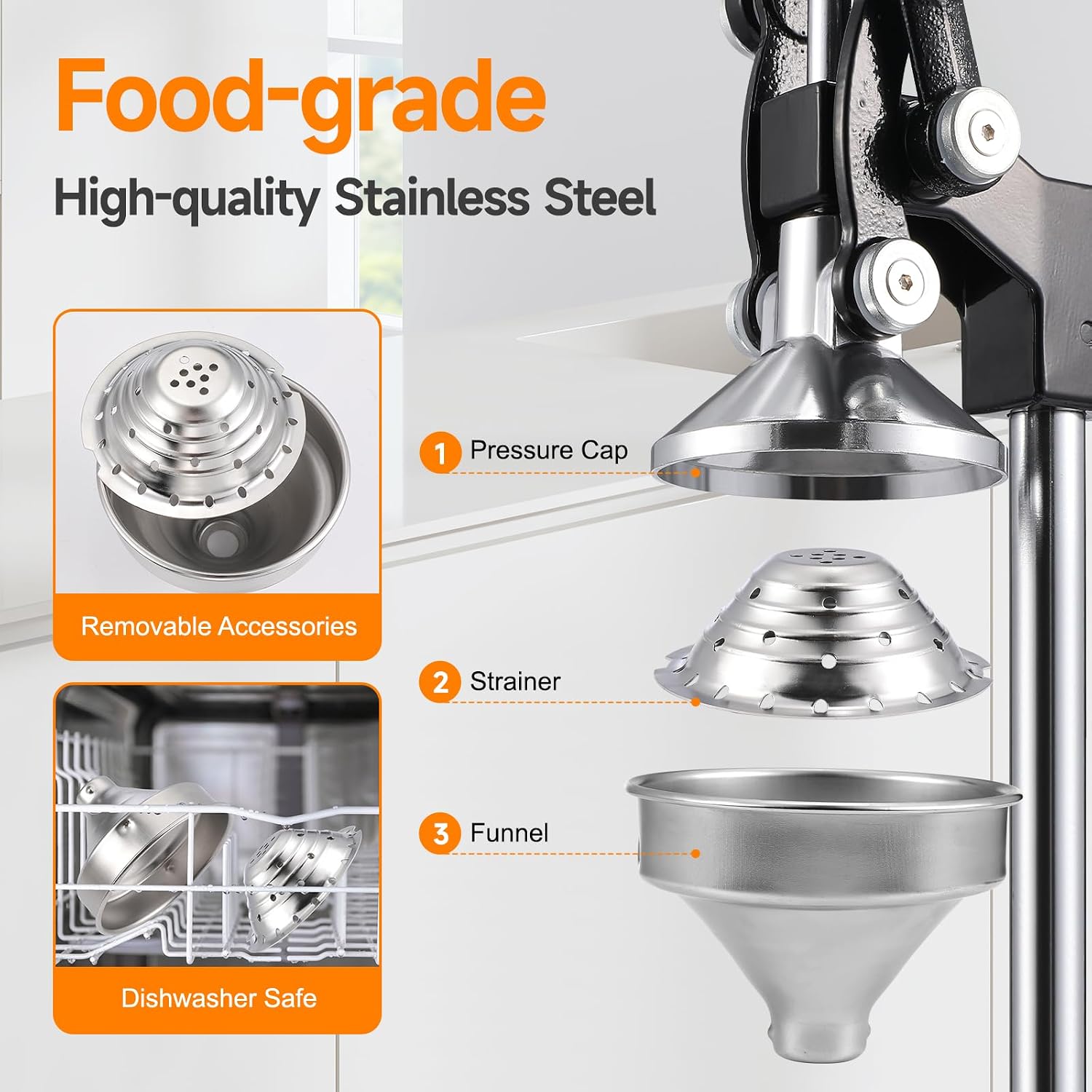 Cast Iron Manual Citrus Juicer - đánh giá và giá Cold Press Juicer