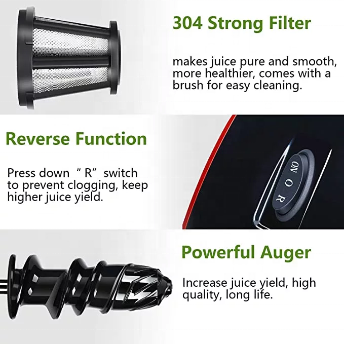 High Quality Design Factory Wh - đánh giá và giá Cold Press Juicer